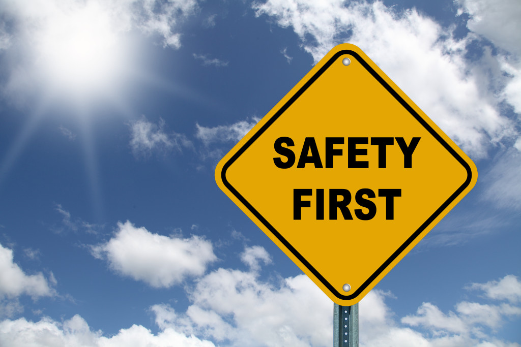 Safety sign for drone curriculum success