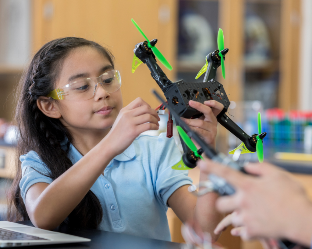 teaching with drones